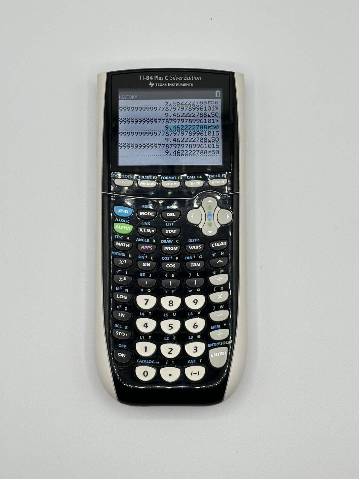 Texas Instruments TI-84 Plus C Silver Edition w/ Cable