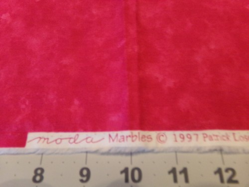 1  1/2YD X 44" VINTAGE MODA MABLES PATRICK LOSE RED/ROSE TONE-ON-TONE  #6166 - Picture 1 of 3