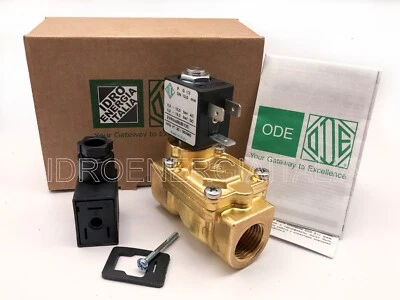 elettrovalvola acqua aria 220v 1/2 pollice normalmente chiusa ode 21wa4r0b130