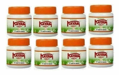 Kayam Churan Ayirvedic Tablets 30 Tabs For Constipation Acidity (Pack of 8)