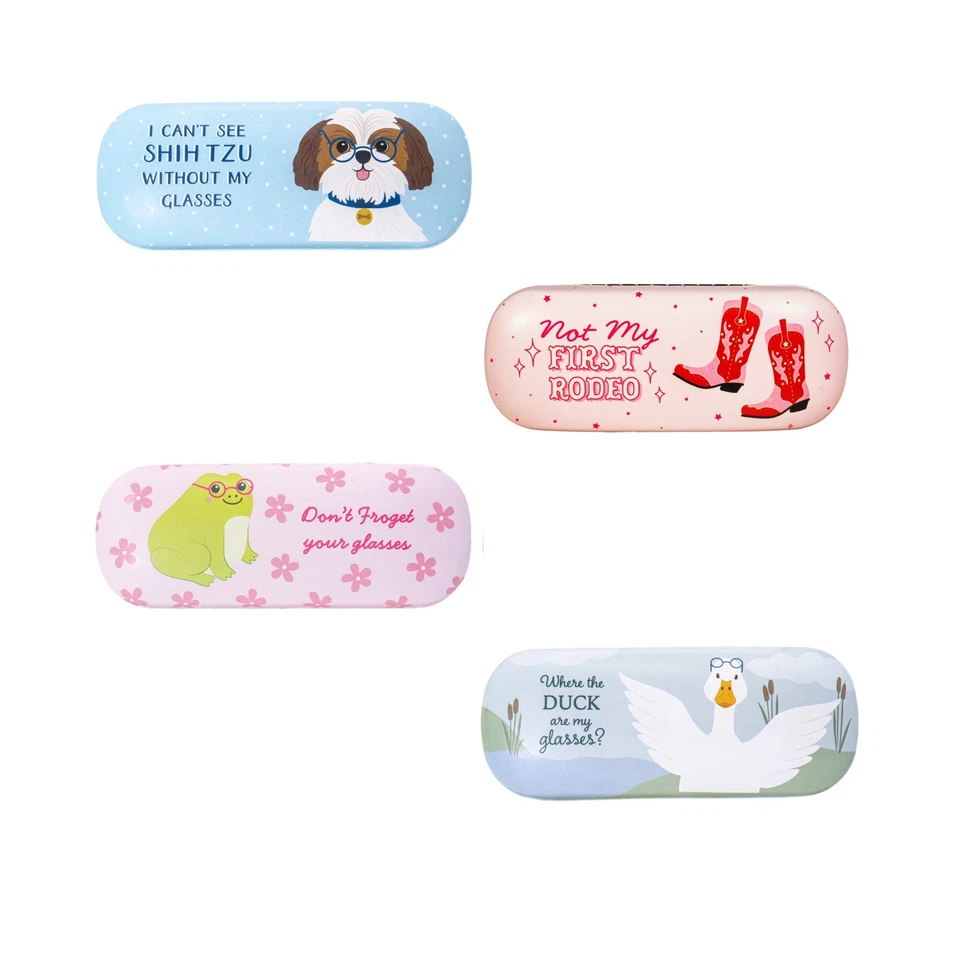 Reading Glasses Hard Case Cover Spec Holder Fun Design Adult Kids Sass & Belle - Image 2 of 3