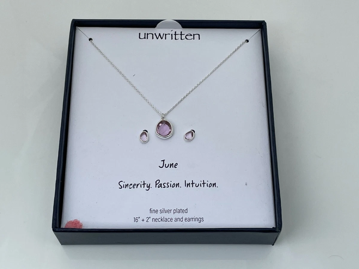 Unwritten sterling silver best sale necklace