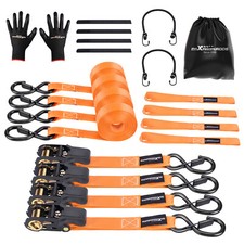 Ratchet Straps Tie Down 2200 Lb 1 In 15ft For Transport For Atv Motorcycle Ratchet Straps Tie Down 2200 Lb 1 In 15ft For Transport For Atv Motorcycle