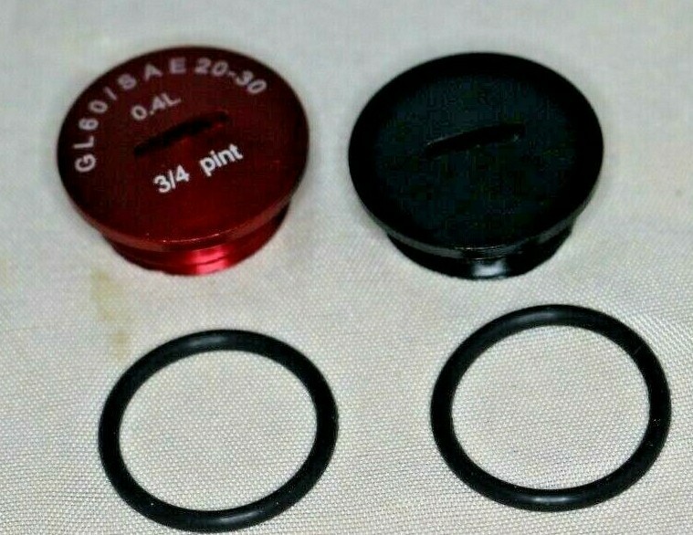 CNC Verschlussschrauben Set Mit Entlüftung - Schwarz Für Getriebedeckel