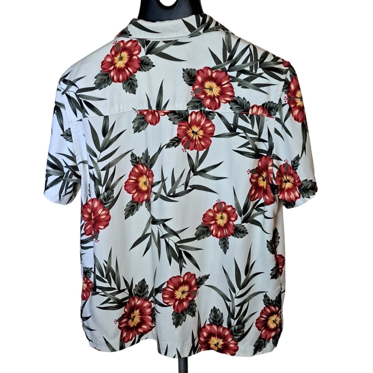 La Cabana Shirt Women's Large Hawaiian Tropical Vintage
