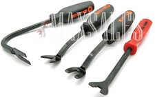 New 4pc Car Door Panel Remover Set Handle and Trim Auto Upholstery Clip Tool Kit