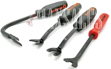 New 4pc Car Door Panel Remover Set Handle and Trim Auto Upholstery Clip Tool Kit