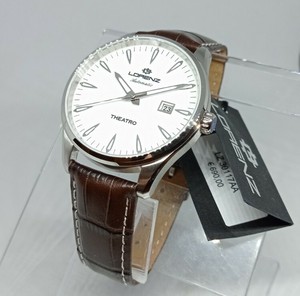 Montre Hommes Lorenz Automatique THEATRO, 24 Rubis, Verre Saphir, Sangle en  Cuir | eBay