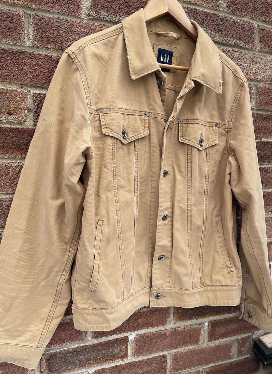 GAP Unisex Mustard Yellow Jean Jacket Size M CA 17897 304027 SP05 eBay