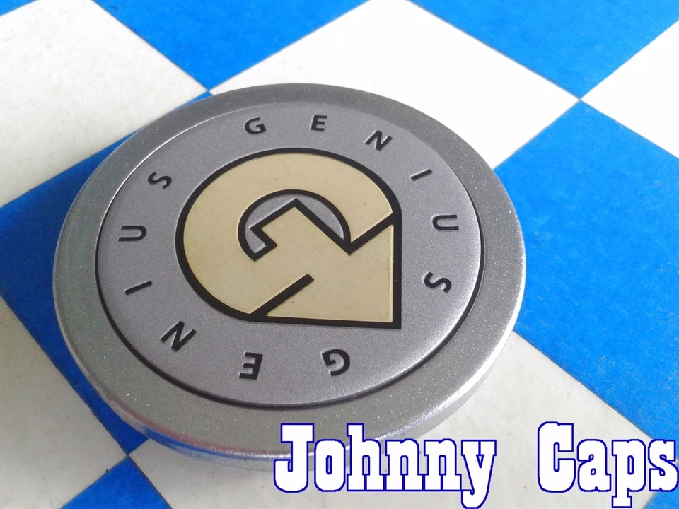 GENIUS Wheels [43] SILVER Center Caps # PCH61 Custom Wheel Center Hub Cap (1)   - Image 4 of 4
