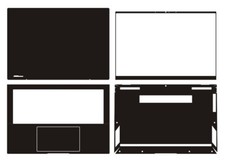 Carbon fiber Vinyl Laptop Sticker Skin Decals Cover for ASUS UX3402Z 14" 2022