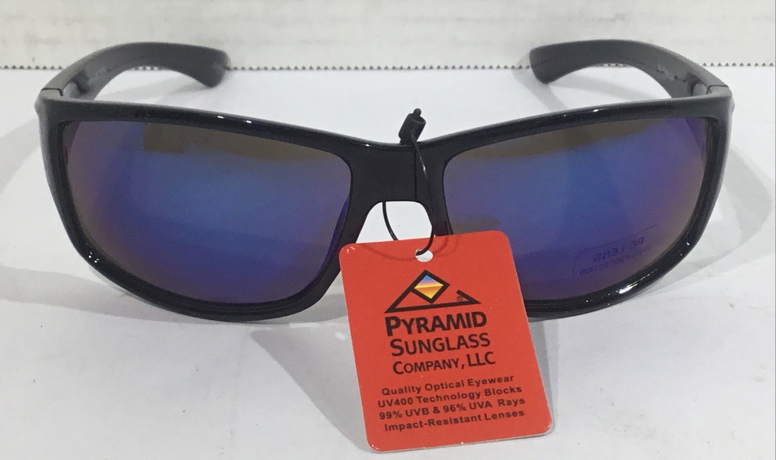 Pyramid Sunglass Company Womens Black Frame UV400 Sunglasses CT1-118