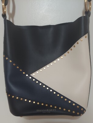 Donna Karan Adan Color-block Bucket Purse