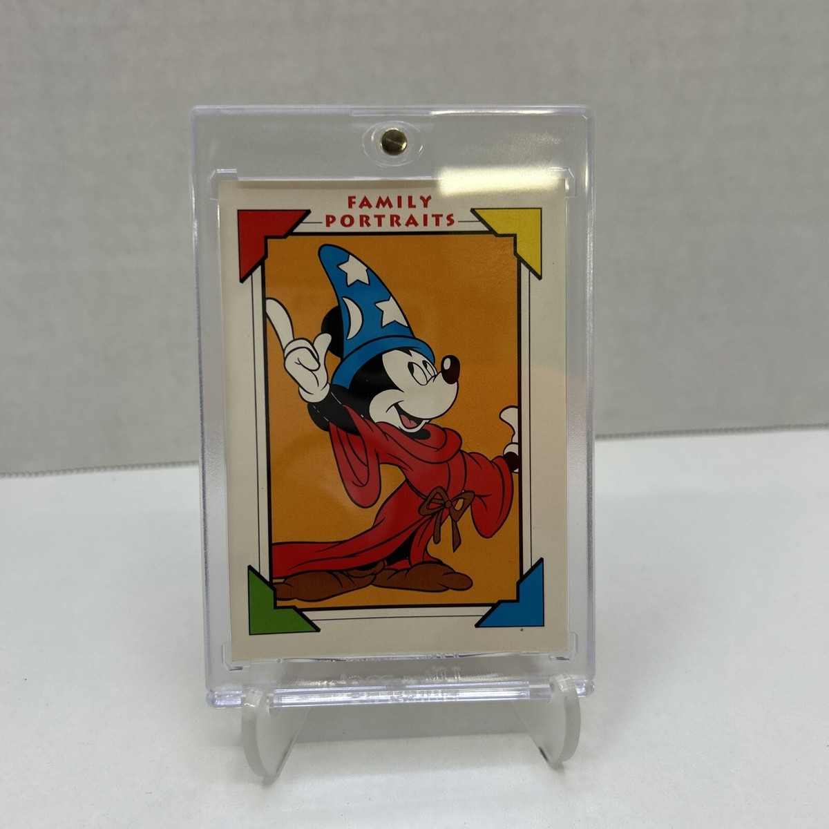 Walt Disney FILM FESTIVAL '91 盾 【非売品】 1991 Impel Disney Cards Family Portraits #111 Mickey Mouse