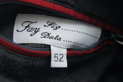 Fay Size 52 XL Button Up Coat Jacket Made In Italy Old Money Luxury Blazer Men's - Picture 7 of 11