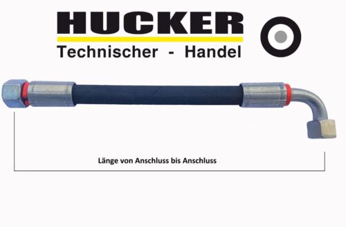 Hydraulikschlauch DN 8 10 12 - 2SC 10L 12L 15L DKOL DKOL90 Länge 300-10000 mm - Bild 3 von 16