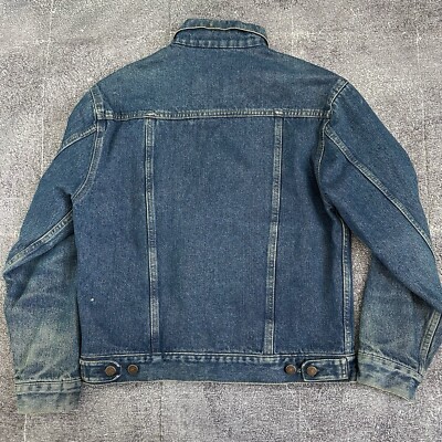 ジャケット・アウター 90s OLD GAP light ounce denim anorak JKT Men's Vintage 90s GAP USA Dark Blue Flannel Lined Trucker