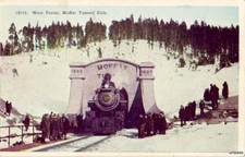 WEST PORTAL MOFFAT RAILROAD TUNNEL COLORADO