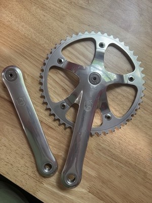 CAMPAGNOLO C RECORD PISTA TRACK Gen 1 CRANK CRANKSET Excellent