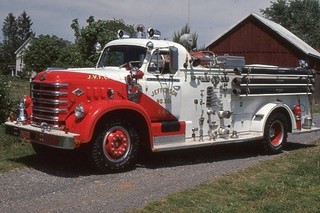 Jefferson MD 1957 Diamond T American Pumper Fire Apparatus Slide
