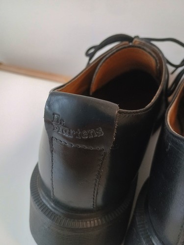 Vintage MADE IN ENGLAND 1990s Doc Dr Martens 8461 CHUNKY Platform Leather UK 7 - Bild 8 von 21