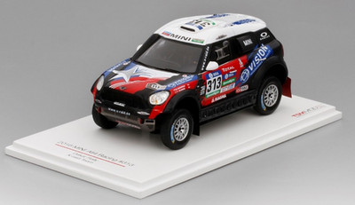 TSM MODEL - MINI All4 Racing #313 X-raid Team Garafulic-Palmeiro Rallye Dakar...