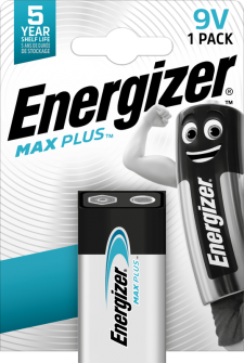 Energizer MaxPlus 9V PP3 6LR61 Alkaline Battery x 1 *Long Expiry* - Image 6