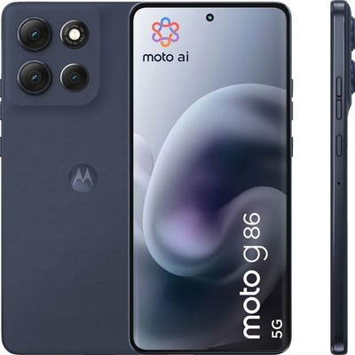 Motorola moto G86 5G 256 GB Spellbound Dual SIM Smartphone Handy Mobiltelefon