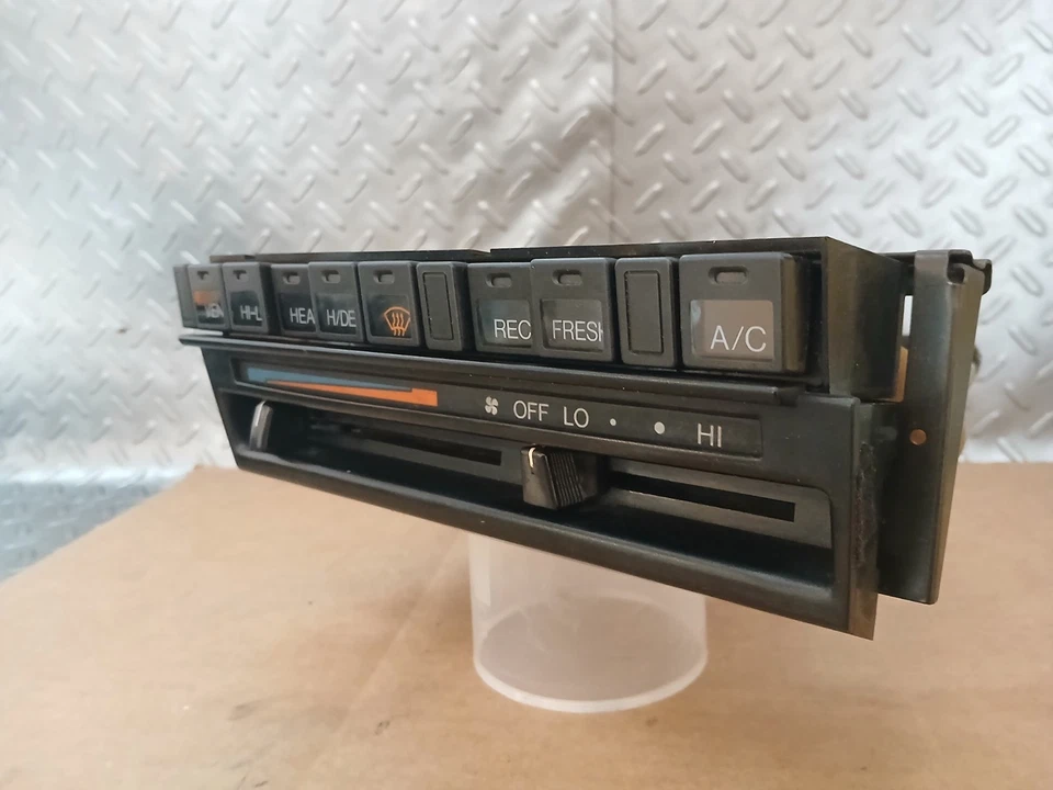 Unidad de control de temperatura climática calefacción aire acondicionado Honda Accord 1986-1989 OEM Foto 3 de 4