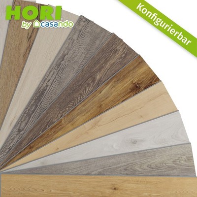 Klick Vinylboden Bodenbelag Holzoptik mit Trittschall SPC Rigid Hartvinyl