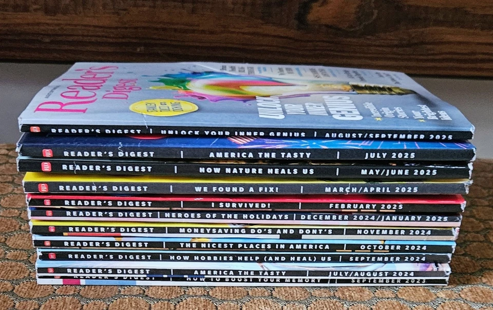 Mix Lot of 11 Reader's Digest Magazines Sept 2023, July-Dec 2024, Jan-Sept 2025 - Image 2 of 4