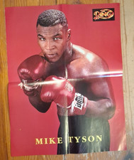 Mike Tyson Ring Magazine 2 Sided Vintage  Poster