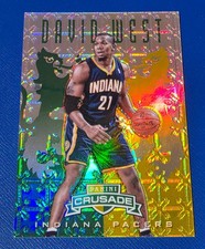 2012-13 Panini Crusade David West #296 GREEN /25