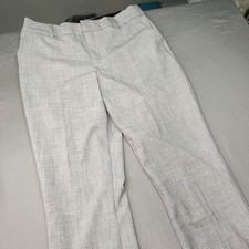 Nine West Curvy Barely Bootcut Women’s Dress Pants Size 10L Gray Stretch Career