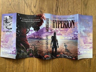 Hyperion by Dan Simmons - HARDCOVER DUST JACKET ONLY