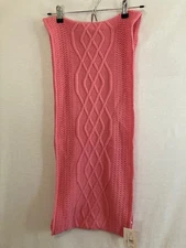 New York & Co Pink Infinity Scarf 12" Wide 58" Around 100% Acrylic NEW w/Tags