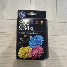 Genuine 4-Pack HP 934XL Black  935 Cyan/Magenta,/Yellow Sealed EX NOV 2027
