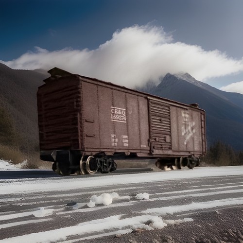 Everywhere West Burlington Route N Gauge Boxcar Bachmann CB&Q 189374 | Condition: Used
