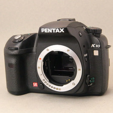 Pentax K10D DSLR Camera 10.2MP Body Only Tested Great Condition Missing Button