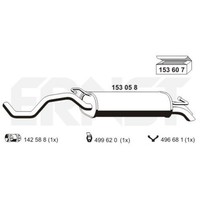 Ernst EndschalldäMpfer SchalldäMpfer FüR VW Golf IV 1.6 1.9 SDI
