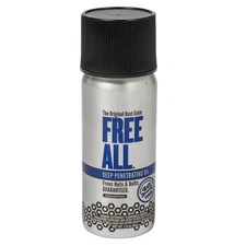 Free All Deep Penetrating Oil Rust Remover, Loosen Rusty Nuts & Bolts, Screws,