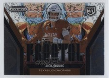 2025 Panini Prizm Black Fractal Arch Manning #23