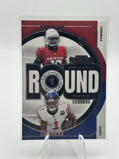 2024 Panini Contenders - Round Numbers Malik Nabers, Marvin Harrison Jr. #2 (RC)