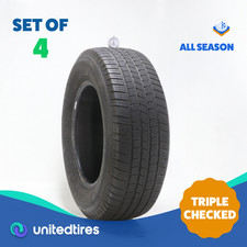 Set Of 4 Used 26565r17 Michelin Defender Ltx Ms 112t - 6.5-8.532
