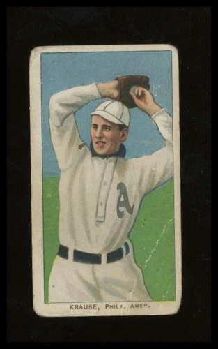 1909-11 Piedmont T206 White Border Harry Krause