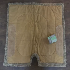 Canvas Keystone Bros. Saddle Pad with Wool Felt bottom 28” x 34” unused