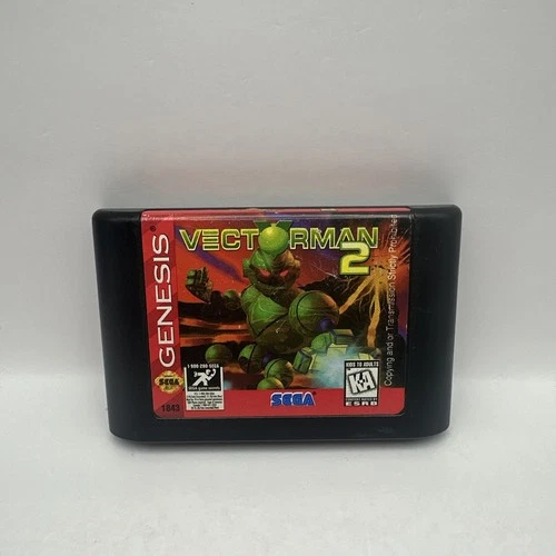 Vectorman 2 SEGA Genesis 1996 Game Cartridge