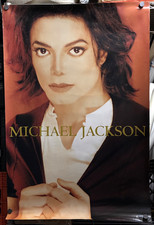 Vintage Michael Jackson 1995 Promotional Poster MJJ Earth Song Promo