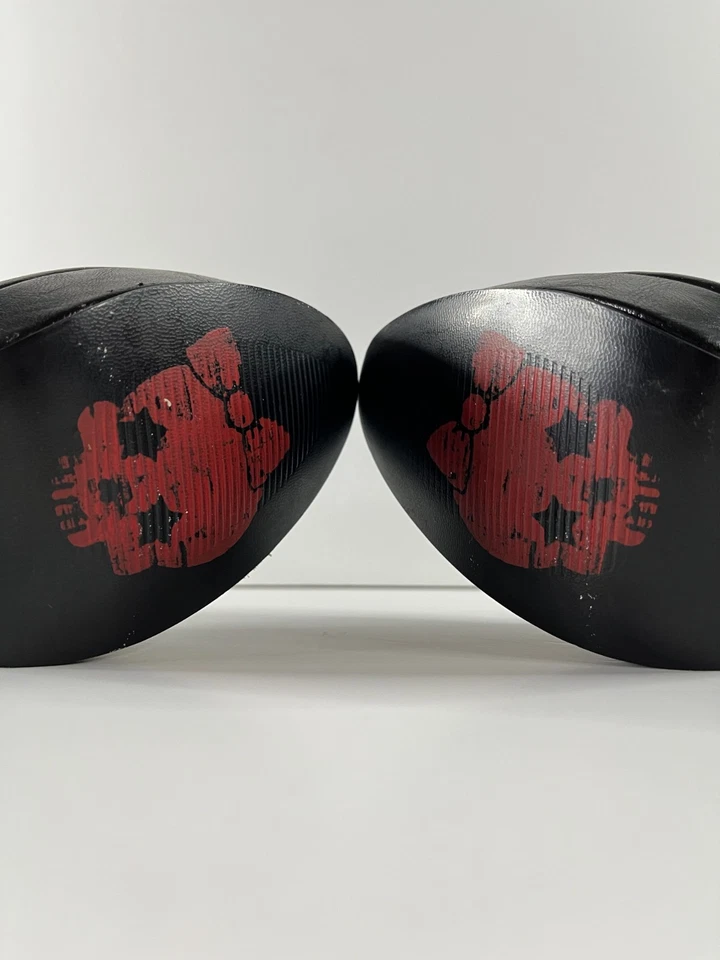 Bettie Page by Ellie Shoes Rare Retro-Punk Pin Up Platform Heels - Image 3 of 4