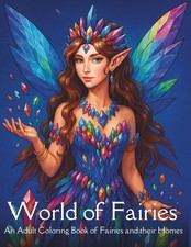 World of Fairies: A Fantasy Adult Coloring Book of Fairies and Fairy Houses for